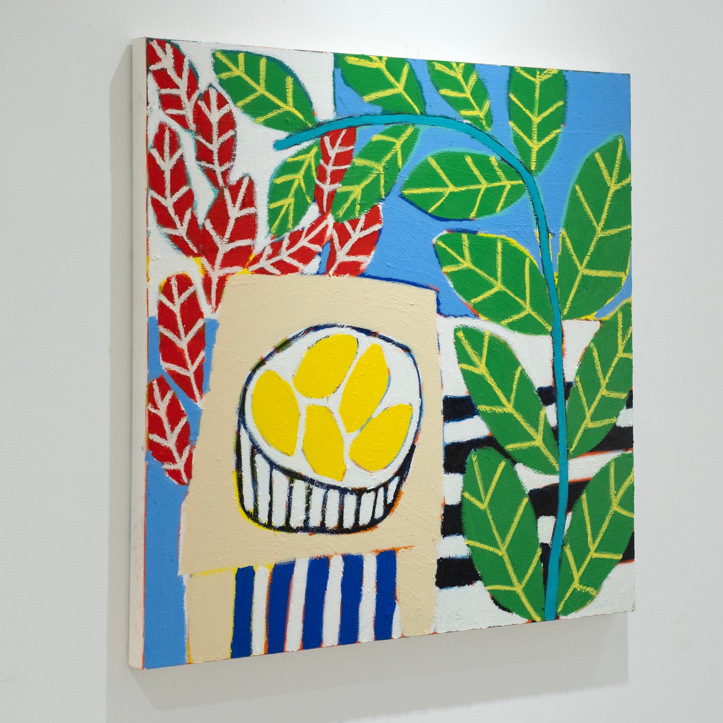 Lemon with Sea View - painting