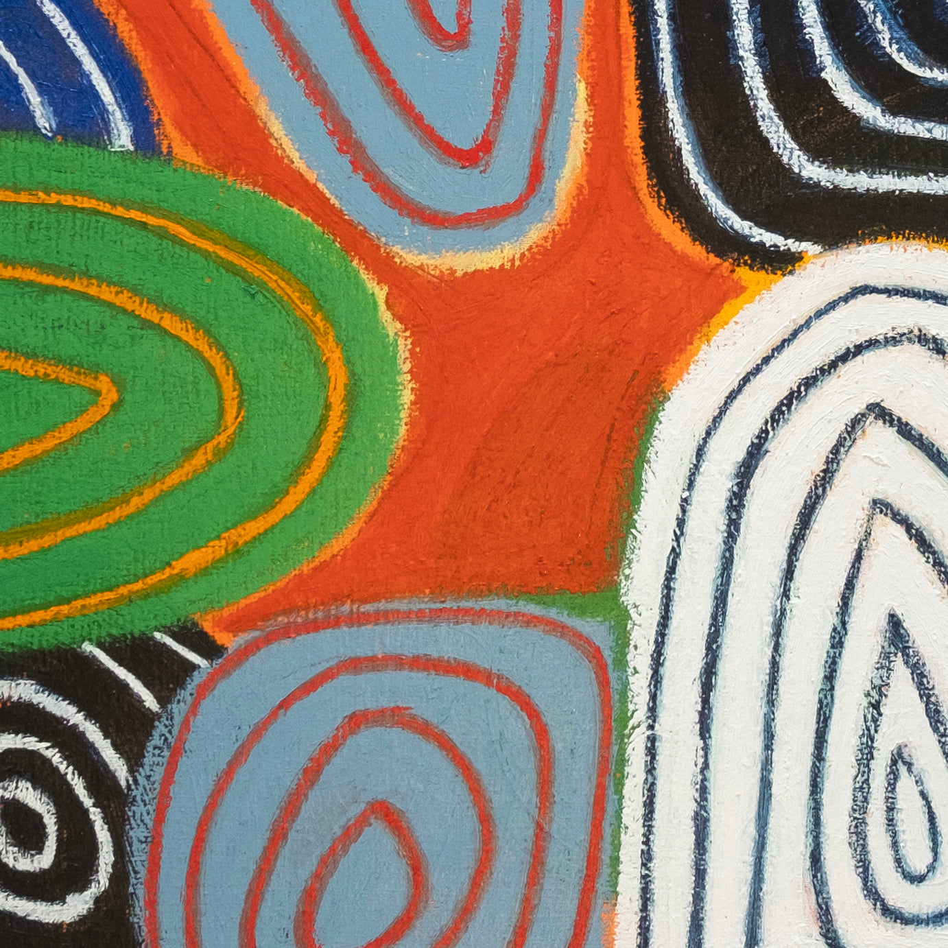United Red Patterns - painting