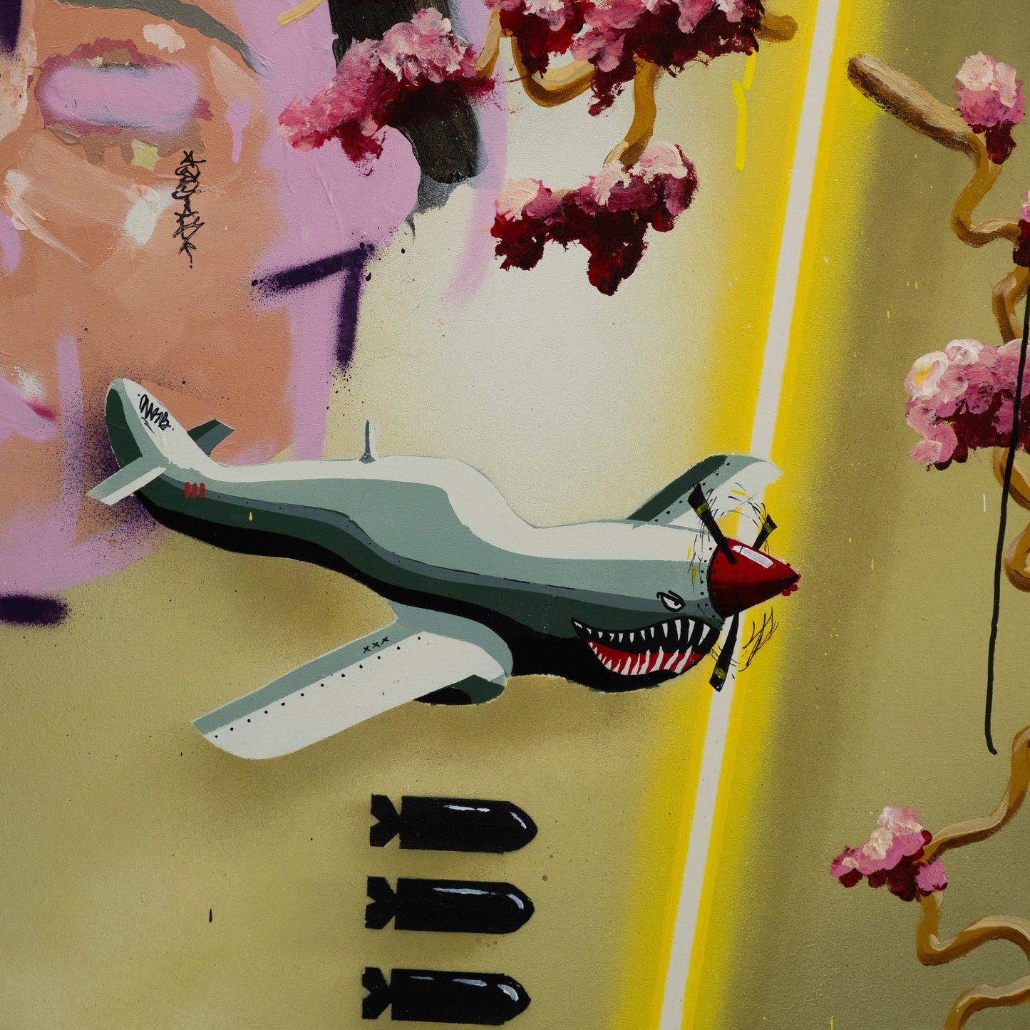 Pink Bomb - painting