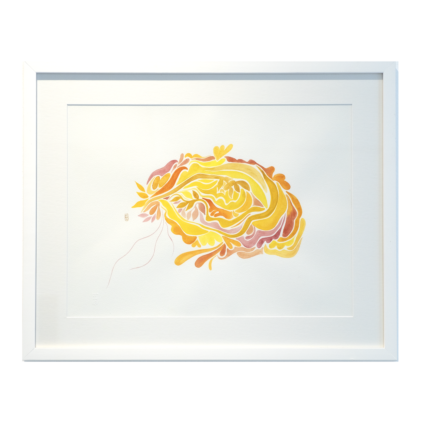 Morphogenesis Mellow Yellow - painting