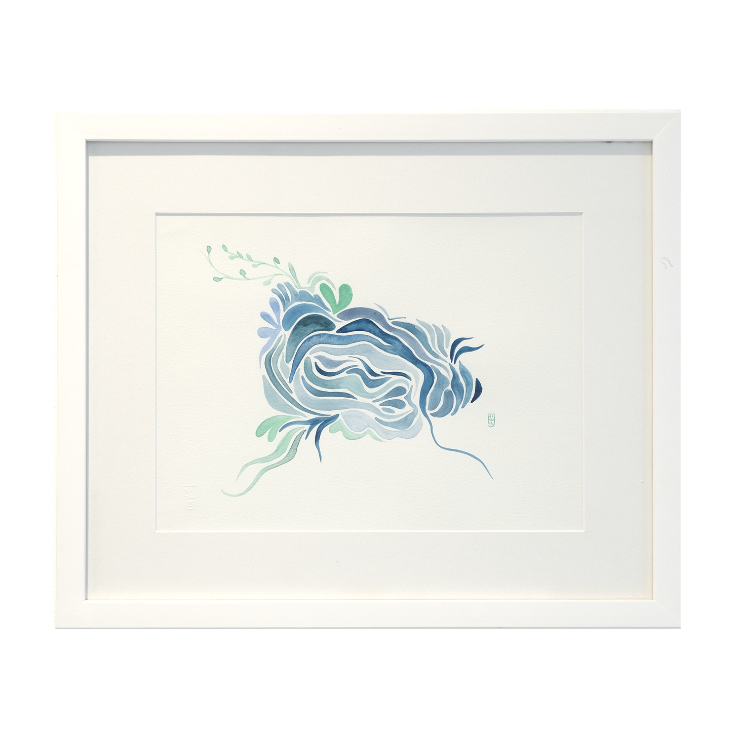Morphogenesis Ultramarine - painting
