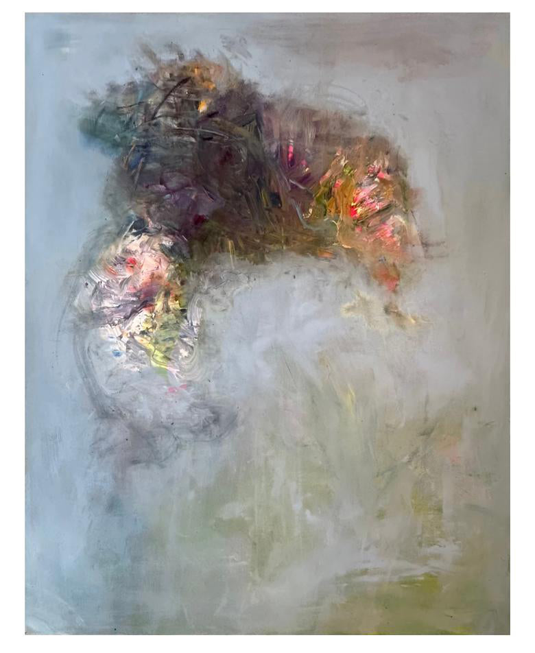 Bouncing Over Subtlety - painting