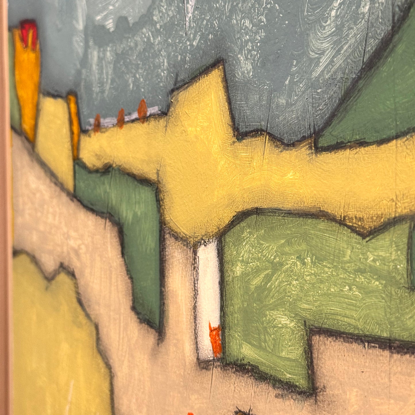 Maps to the Heart B-2025 - painting