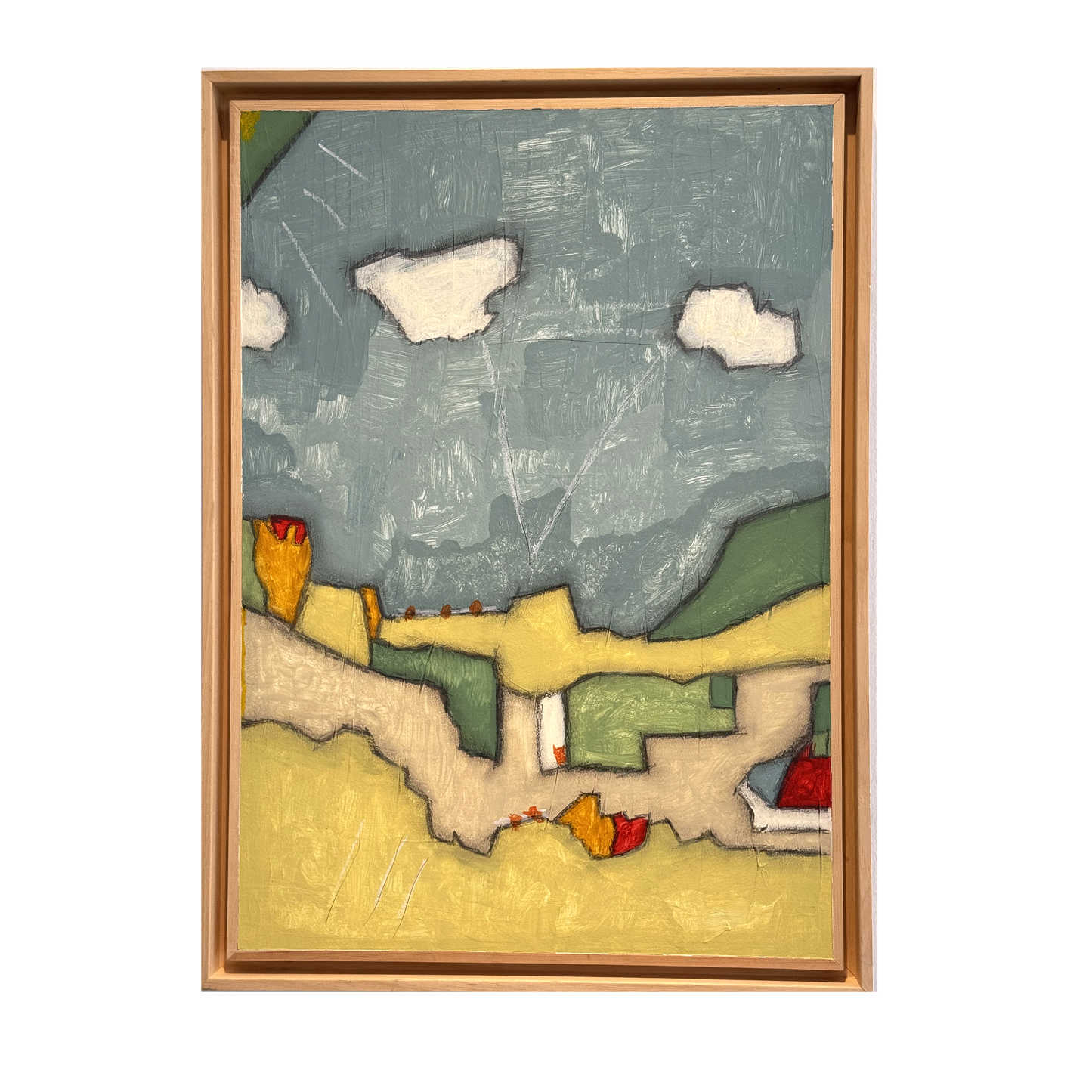 Maps to the Heart B-2025 - painting