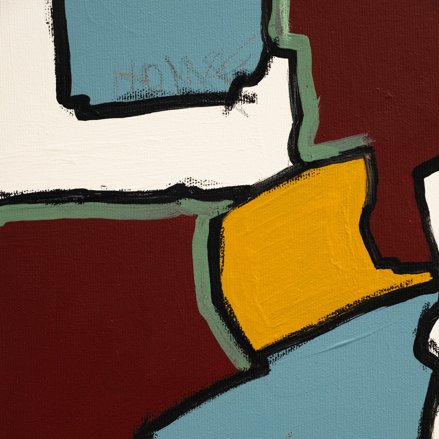 Pathways to the Heart Baby I- painting