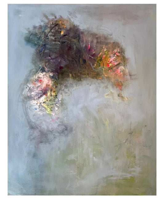 Bouncing Over Subtlety - painting